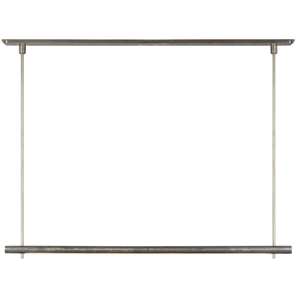 Anne-Marie Barton Stahl Linear Chandelier Ceiling Light in Museum Pewter