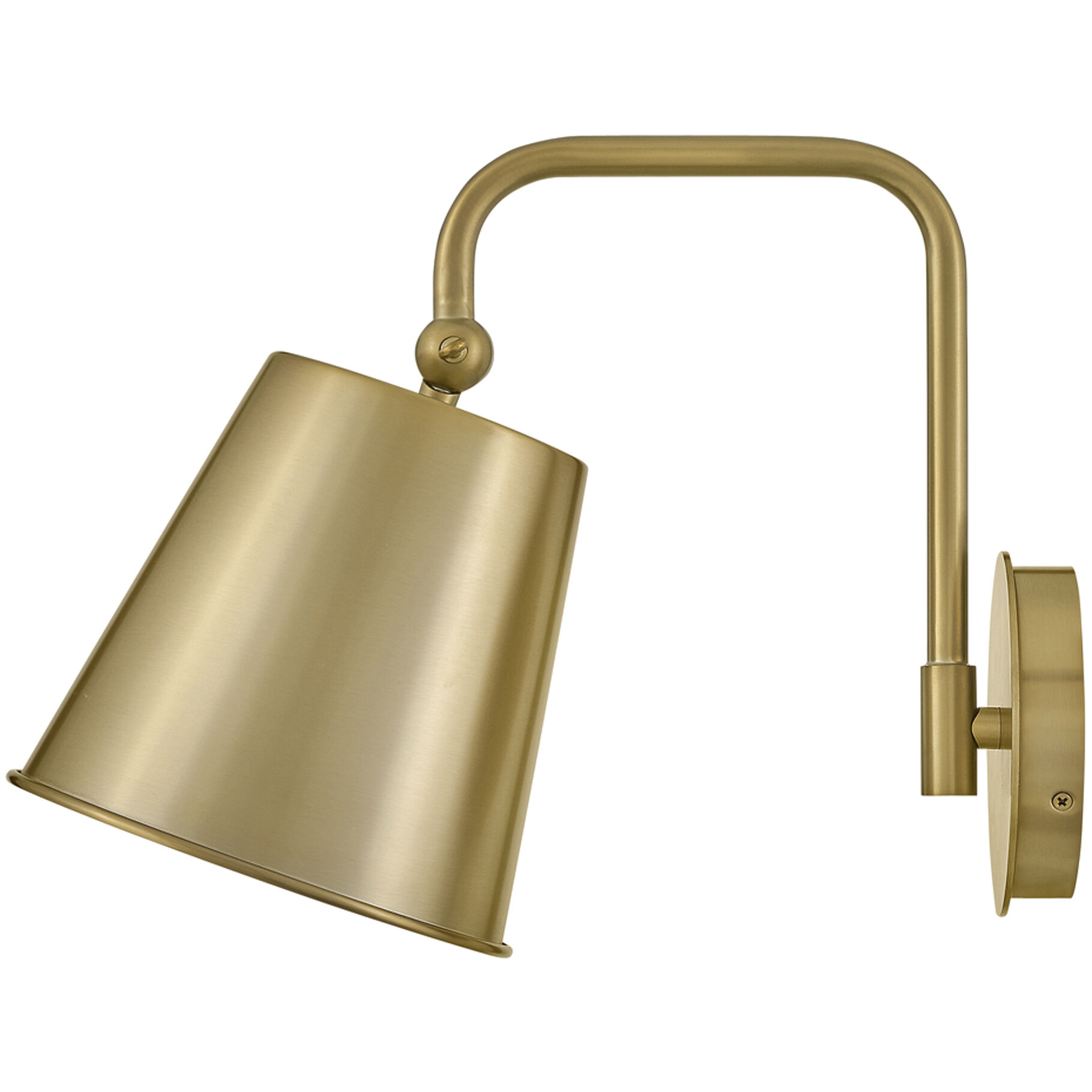 Blake LED 8 inch Lacquered Brass Sconce Wall Light