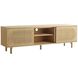 Lamu 78 inch Oak Media Cabinet