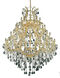 Maria Theresa 49 Light 46 inch Gold Foyer Ceiling Light in Clear, Royal Cut