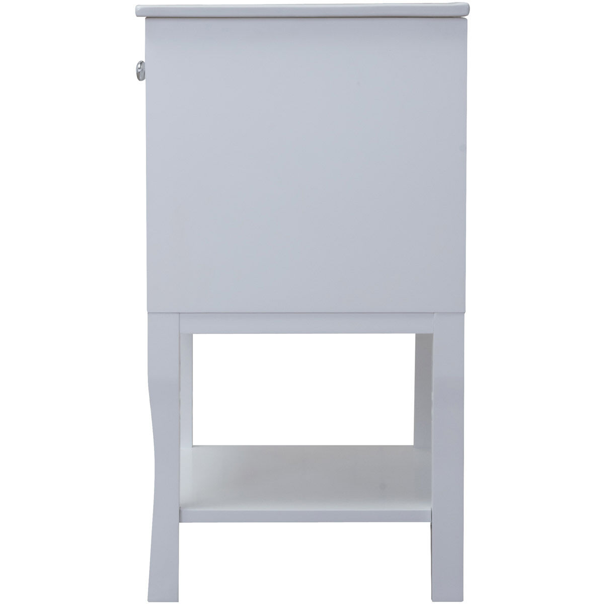 Mason 24 X 33.25 inch White and Chrome Vanity Set