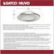 ColorQuick LED 5 inch Brushed Nickel Close-to-Ceiling Ceiling Light, Edge Lit