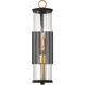 Cara 1 Light 19.25 inch Legacy Brass and Dark Matte Black Outdoor Wall Sconce