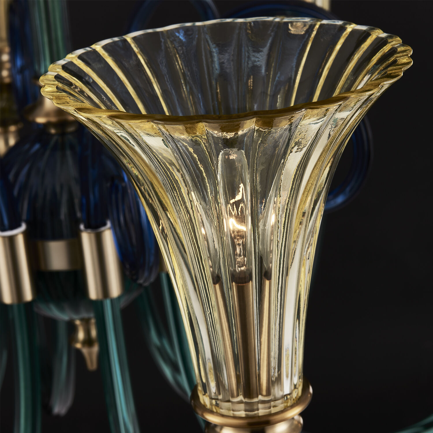 Tinta 8 Light 42 inch Winter Brass Pendant Ceiling Light