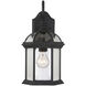 Kensington Outdoor Wall Lantern in Black