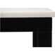 Parson 34 X 20 inch White Marble Desk, Mini