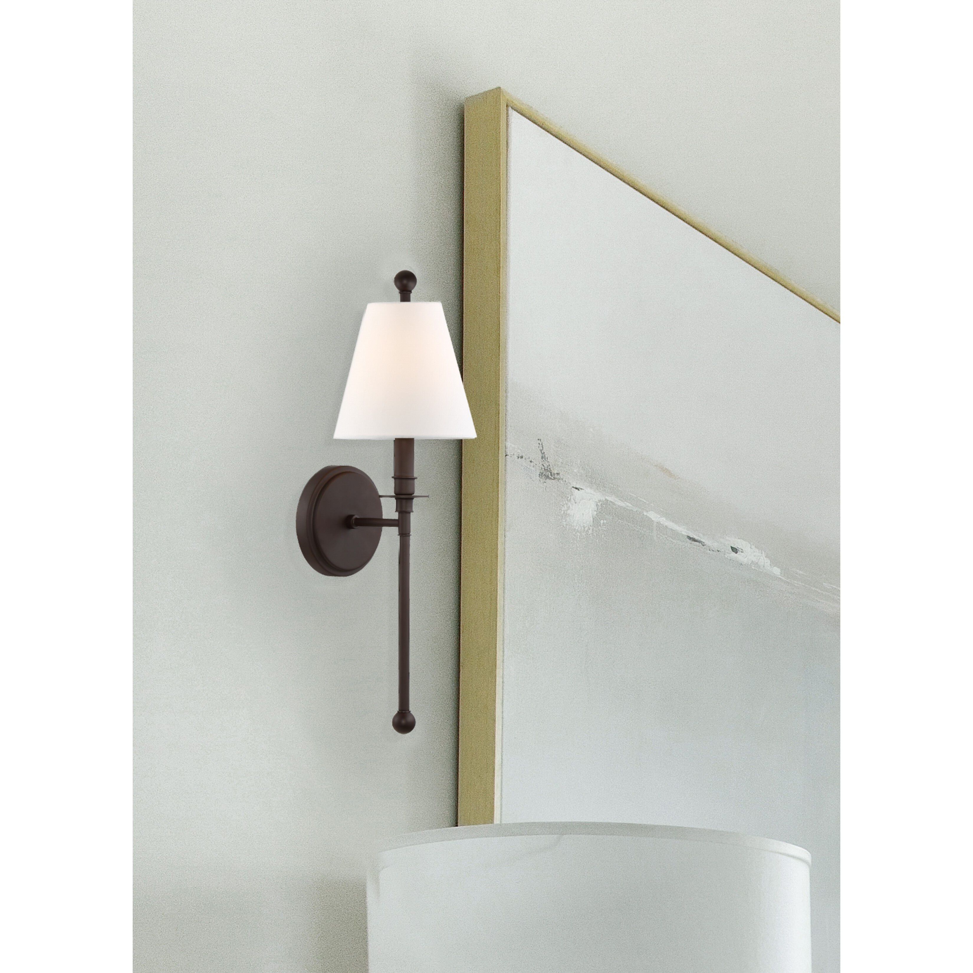 Riverdale Bath Sconce Wall Light in Dark Bronze