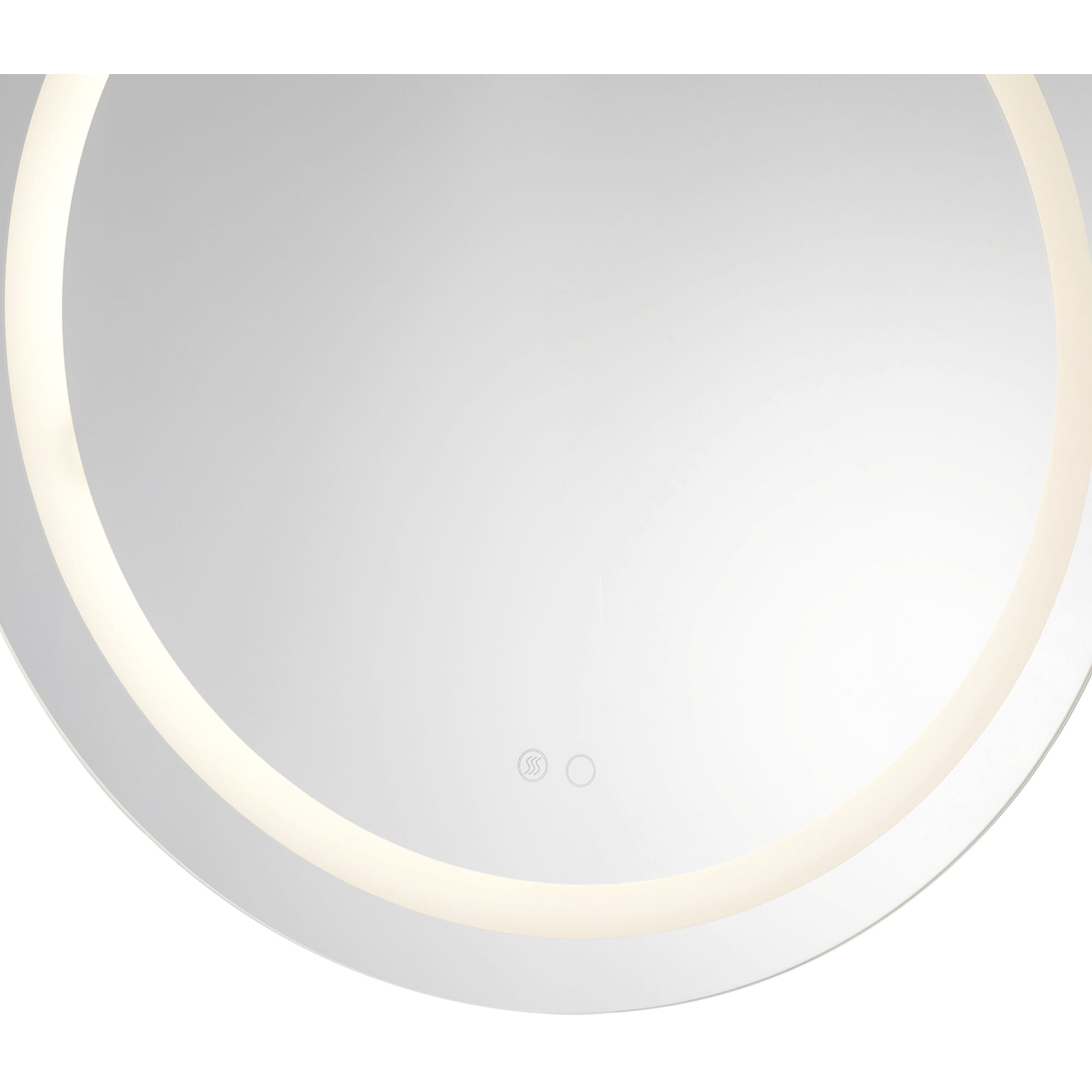 Hillmont 32 X 32 inch Sandblasted Merc Edge Wall Mirror