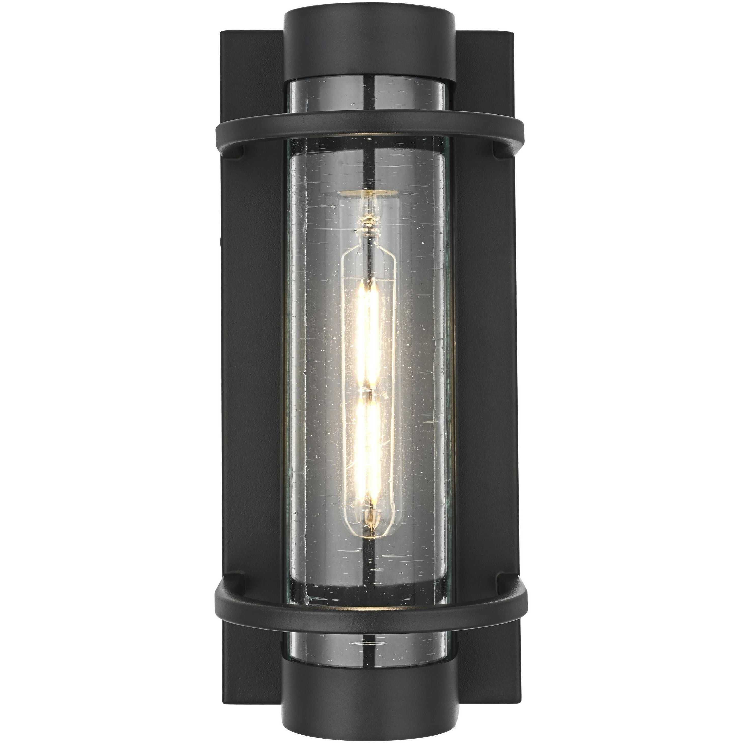 Parrish 1 Light 12.5 inch Black Outdoor Wall Sconce