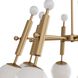 Verona 8 Light 36 inch Antique Brass Chandelier Ceiling Light