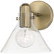 Greer 1 Light 8 inch Aged Brass Sconce Wall Light