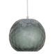 Envisage VI 1 Light 8 inch Satin Nickel Mini Pendant Ceiling Light in Chiseled Smoke