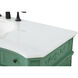 Danville 48 X 21 X 36 inch Vintage Mint Vanity Sink Set
