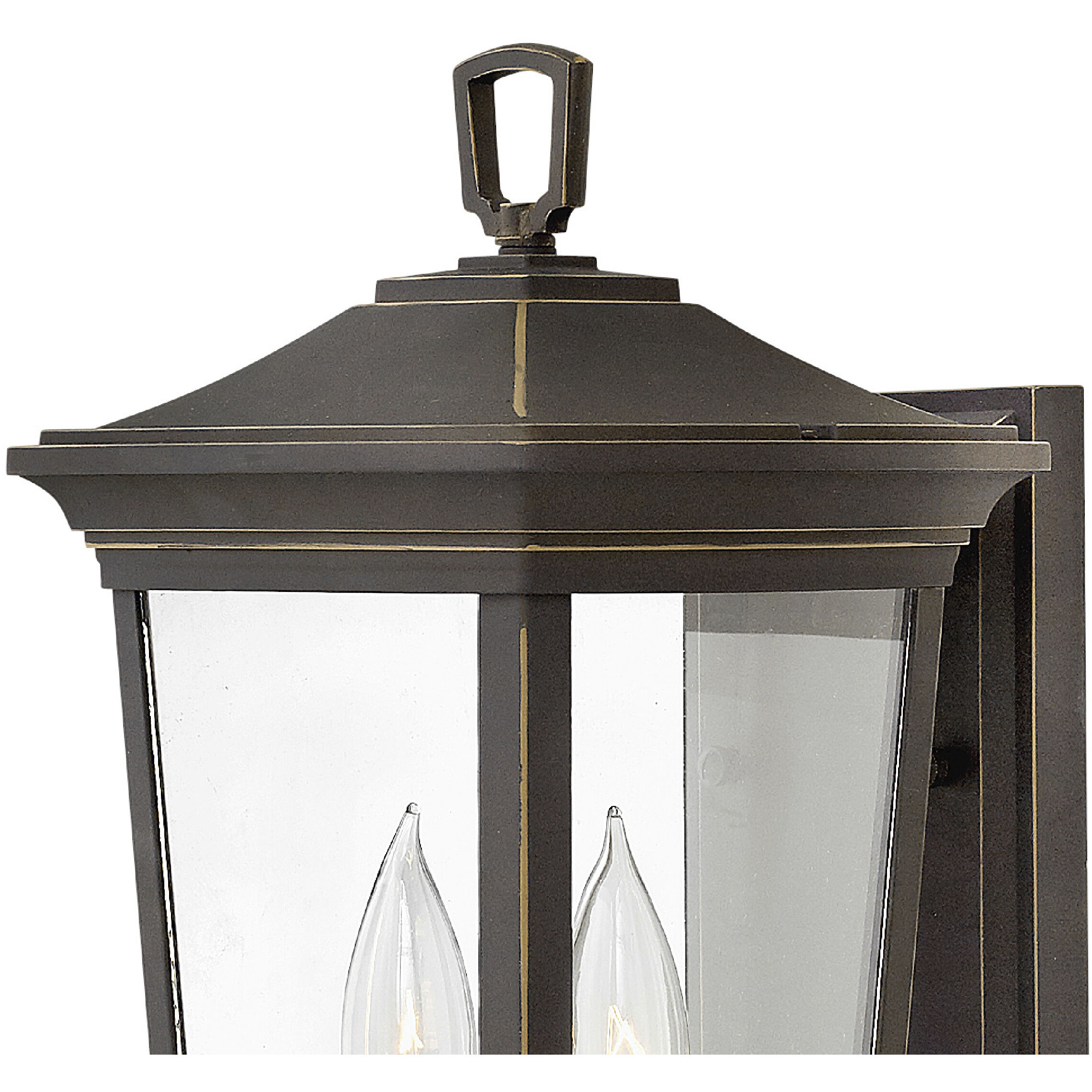 Bromley Outdoor Wall Mount Lantern in Oil Rubbed Bronze, Non-LED, Small