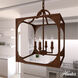 Highland Hill 4 Light 15 inch Textured Rust Pendant Ceiling Light