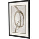Twisting Paths Winding Paths Metallic and Neutral Framed Art, Propac