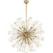 Dendelio 29 Light 40 inch Gold Chandelier Ceiling Light