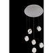 Crystal Ice LED 20 inch Silver Chandelier Ceiling Light