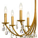 Bridgehampton 8 Light 28 inch Antique Gold Chandelier Ceiling Light in Clear Spectra