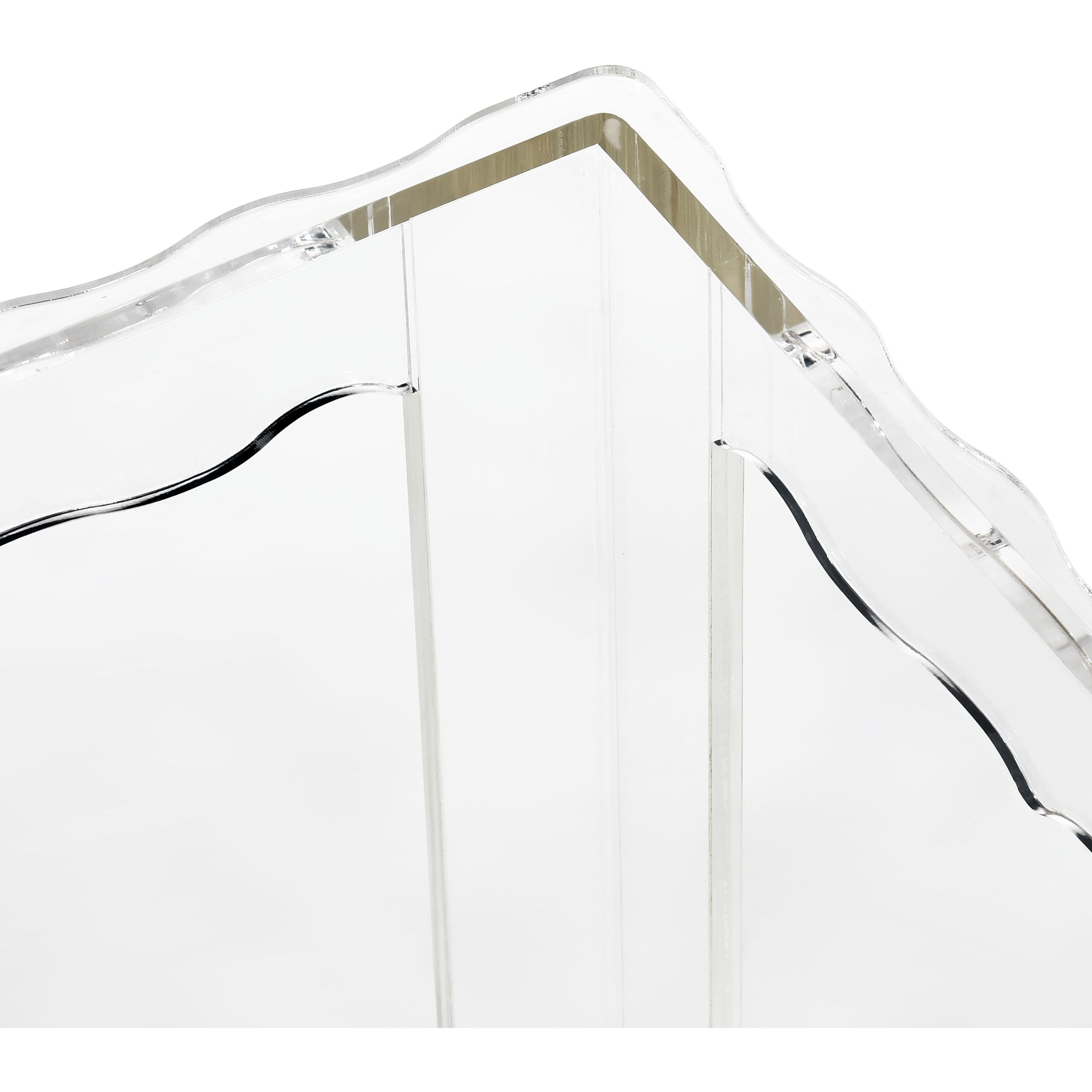 Jacobs 22 X 18 inch Clear Nesting Table, Set of 3