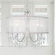 Hampton 5 Light 24 inch Polished Chrome Chandelier Ceiling Light