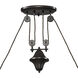 Farmhouse 2 Light 44 inch Oil Rubbed Bronze Linear Chandelier Ceiling Light