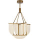 Anders 24.5 inch Vintage Brass Chandelier Ceiling Light