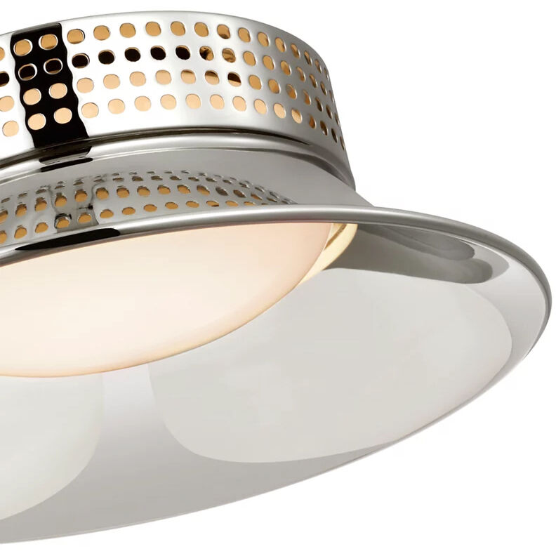 Kelly Wearstler Precision LED 7.25 inch Polished Nickel Flush Mount Ceiling Light
