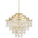 Kalani 10 Light 28 inch French Gold Chandelier Ceiling Light, Smithsonian Collaboration
