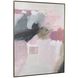 Process Cream and Gray and Blush Pink and Olive Green and Plum Framed Abstract Art