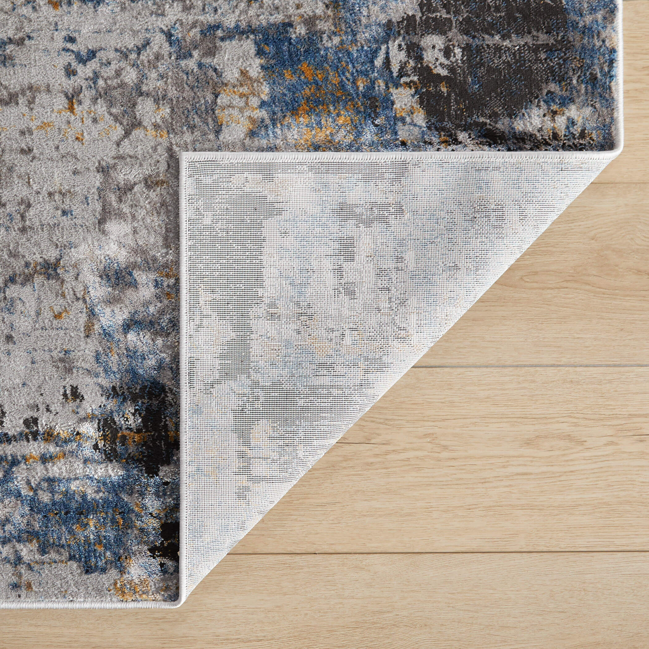 Darica 36 X 24 inch Blue Rug in 2 x 3