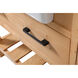 Clement 72 X 22 X 34.13 inch Natural Wood Bathroom Vanity Cabinet