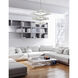 Florence LED 21 inch Chrome Chandelier Ceiling Light