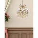 Maria Theresa 6 Light 20 inch Golden Teak Dining Chandelier Ceiling Light in Royal Cut