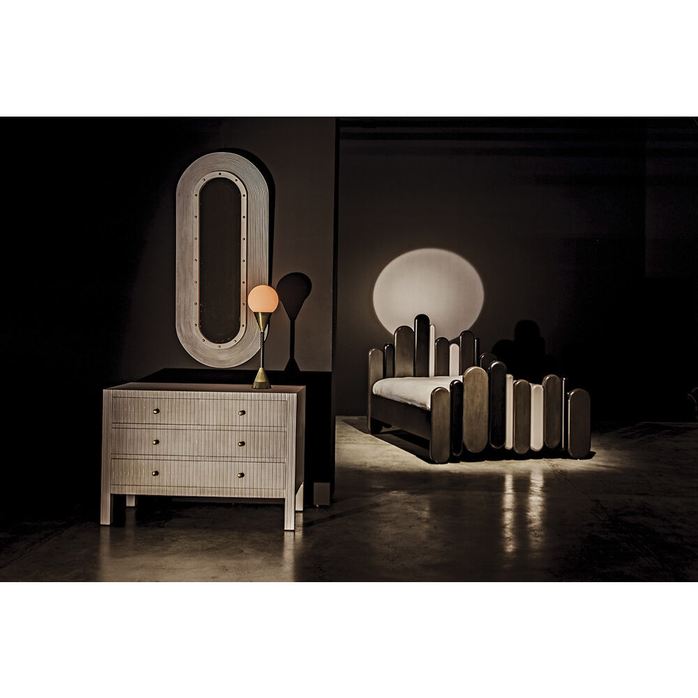 Conrad White Wash Dresser, 6 Drawer