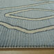 Eclectic Luxe 36 X 24 inch Blue Rug in 2 x 3