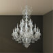 Century 20 Light 37 inch Polished Silver Chandelier Ceiling Light