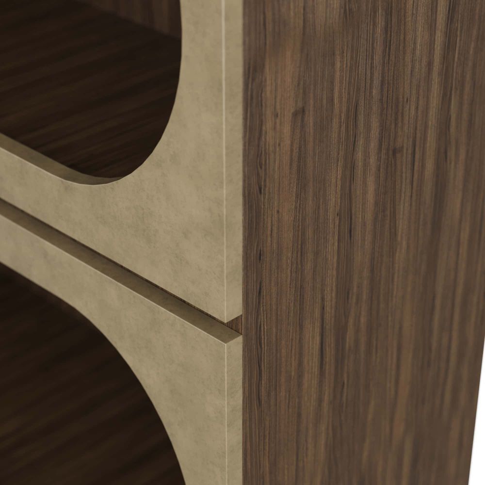 Reinhardt Dovetail Gray Bookcase