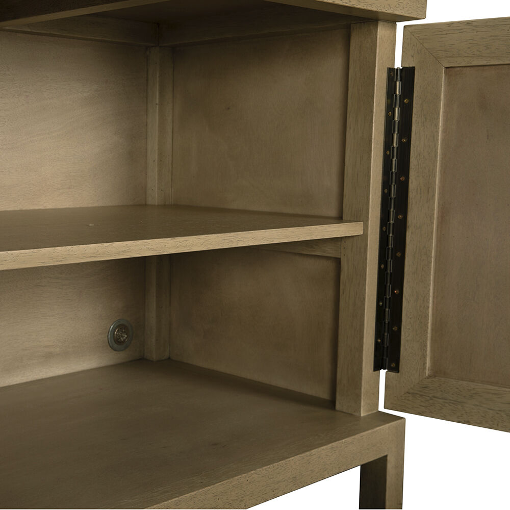 Quadrant 96.5 X 23 inch Washed Walnut Sideboard, 4 Door