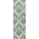 Voyages 96 X 30 inch Teal, Aqua, Bright Yellow, Mint Rug