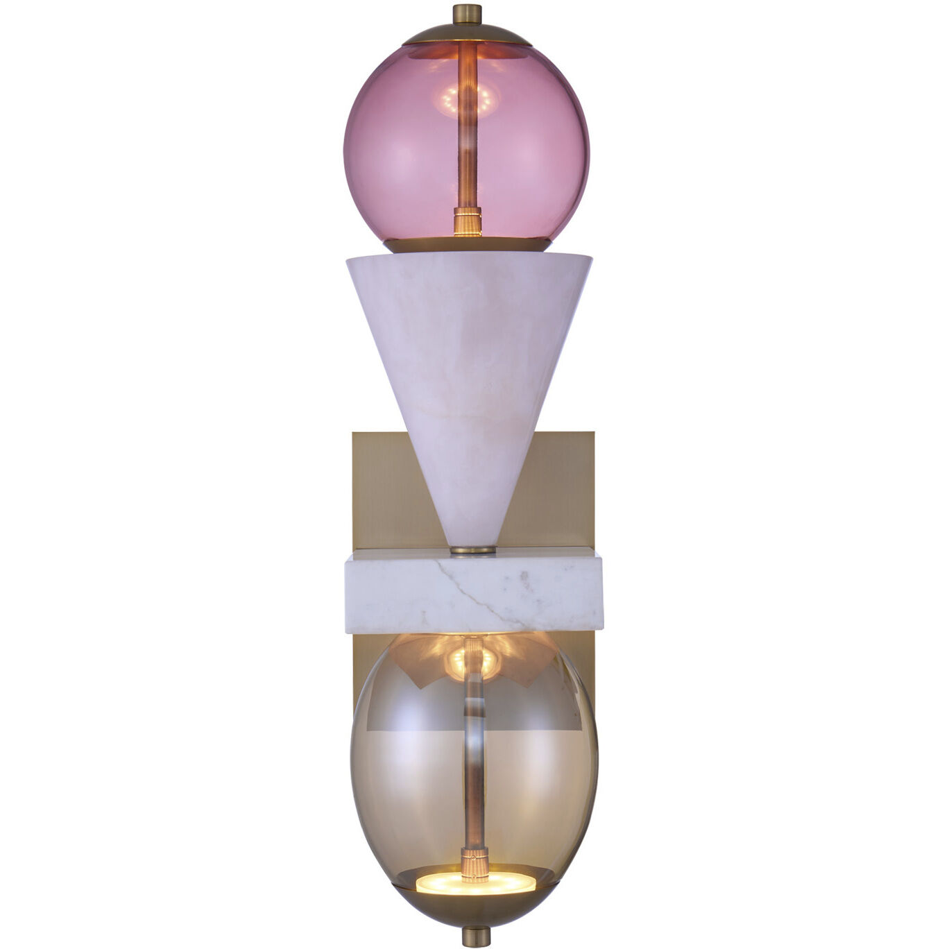 Demi Wall Sconce Wall Light in Winter Brass