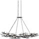 Rainforest 14 Light 74 inch Rustic Bronze Chandelier Ceiling Light