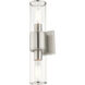 Quincy 2 Light 16 inch Brushed Nickel Vanity Sconce Wall Light