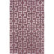 Mugal 96 X 60 inch Eggplant, Lilac Rug