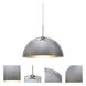 Gordy 1 Light Satin Nickel Cord Pendant Ceiling Light in Incandescent