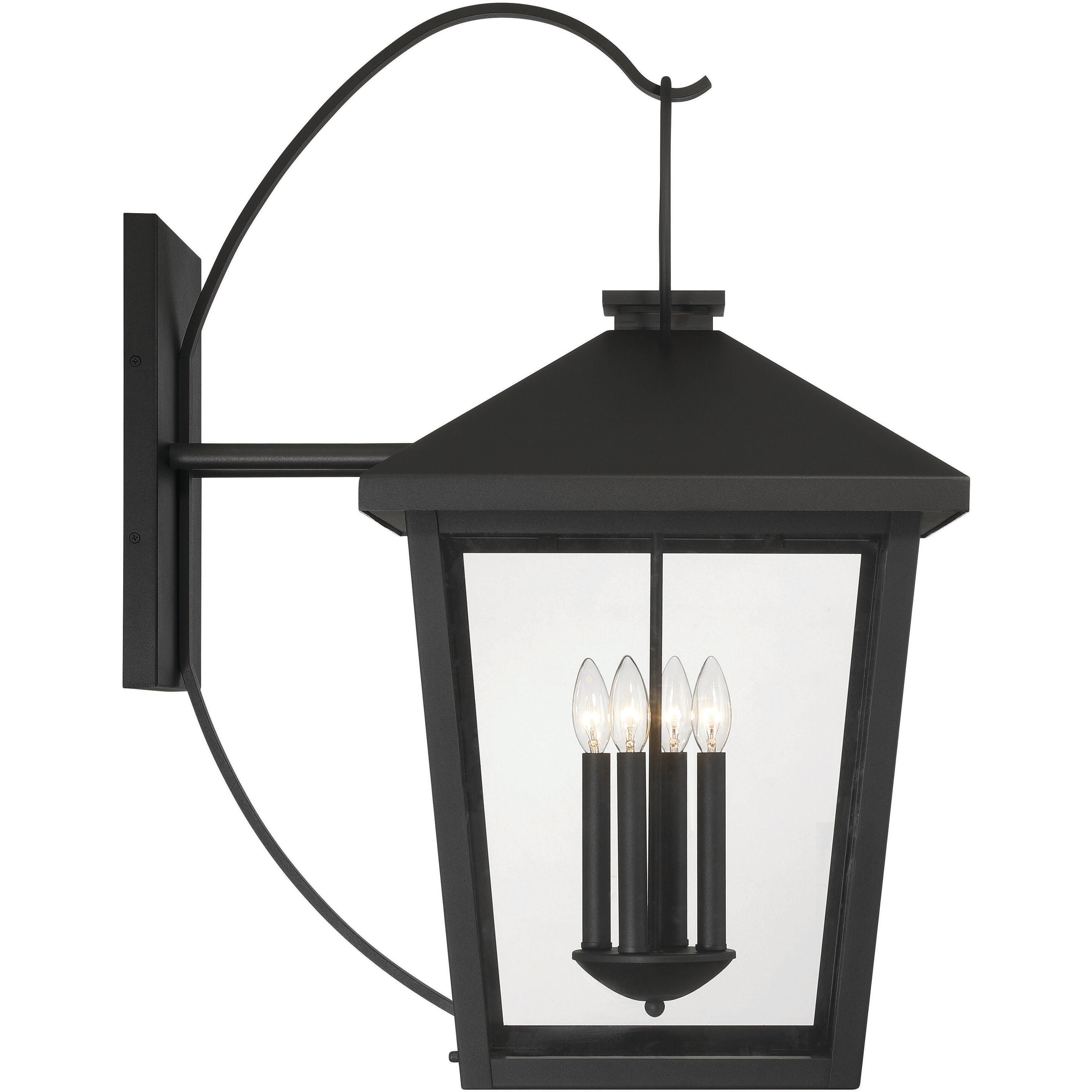 Parkside 4 Light 32 inch Sand Coal Outdoor Wall Sconce