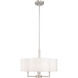 Chelsea 4 Light 18 inch Brushed Nickel Pendant Chandelier Ceiling Light