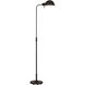 C&M by Chapman & Myers Belmont 64 inch 9 watt Aged Iron Floor Lamp Portable Light