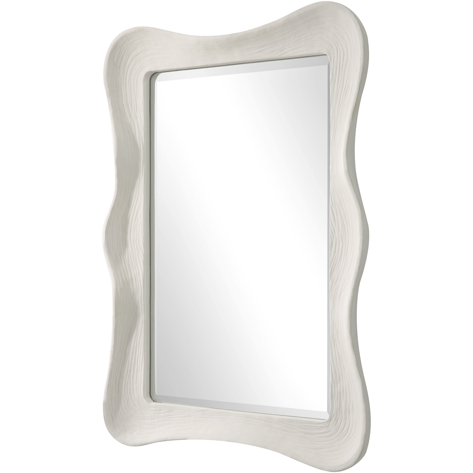 Whitehaven 35.63 X 25.5 inch Matte White Mirror