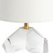 Celeste 15 inch 40.00 watt Clear Mini Lamp Portable Light